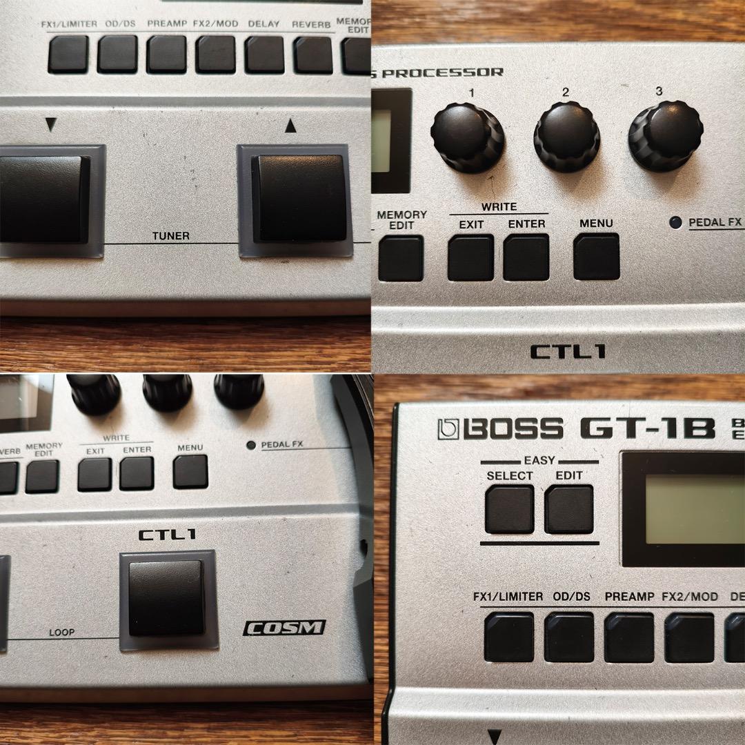 BOSS GT-1B ベース マルチエフェクター PSAアダプター付き