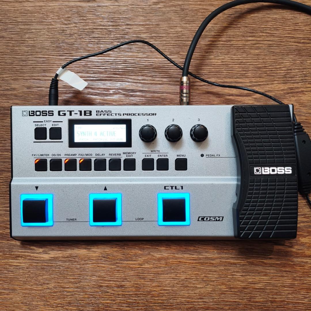 BOSS GT-1B ベース マルチエフェクター PSAアダプター付き