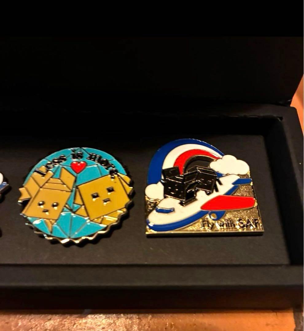 【大阪万博2025】ブルーオーシャンレンゴーピンバッジ8種箱付きセット【非売品】