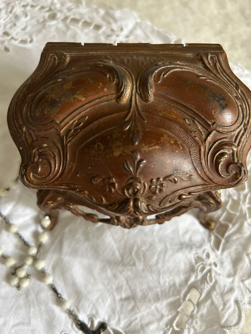 フランスアンティーク　ジュエリーケース