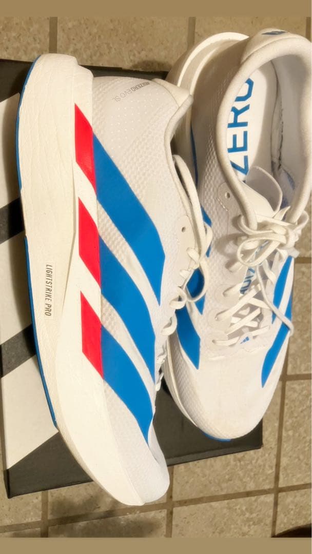 adidas エボSL ウーブン 27.5cm 走行約30km