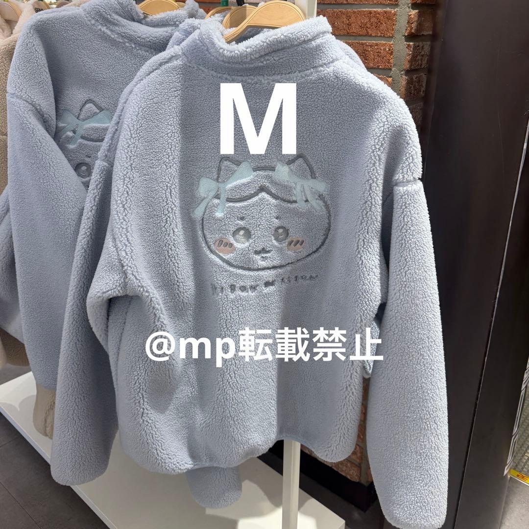 韓国限定 韓国 SPAO ちいかわ リボン フリース M ハチワレ