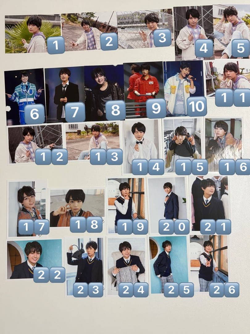 大西流星 ソロ 公式写真 289枚セット