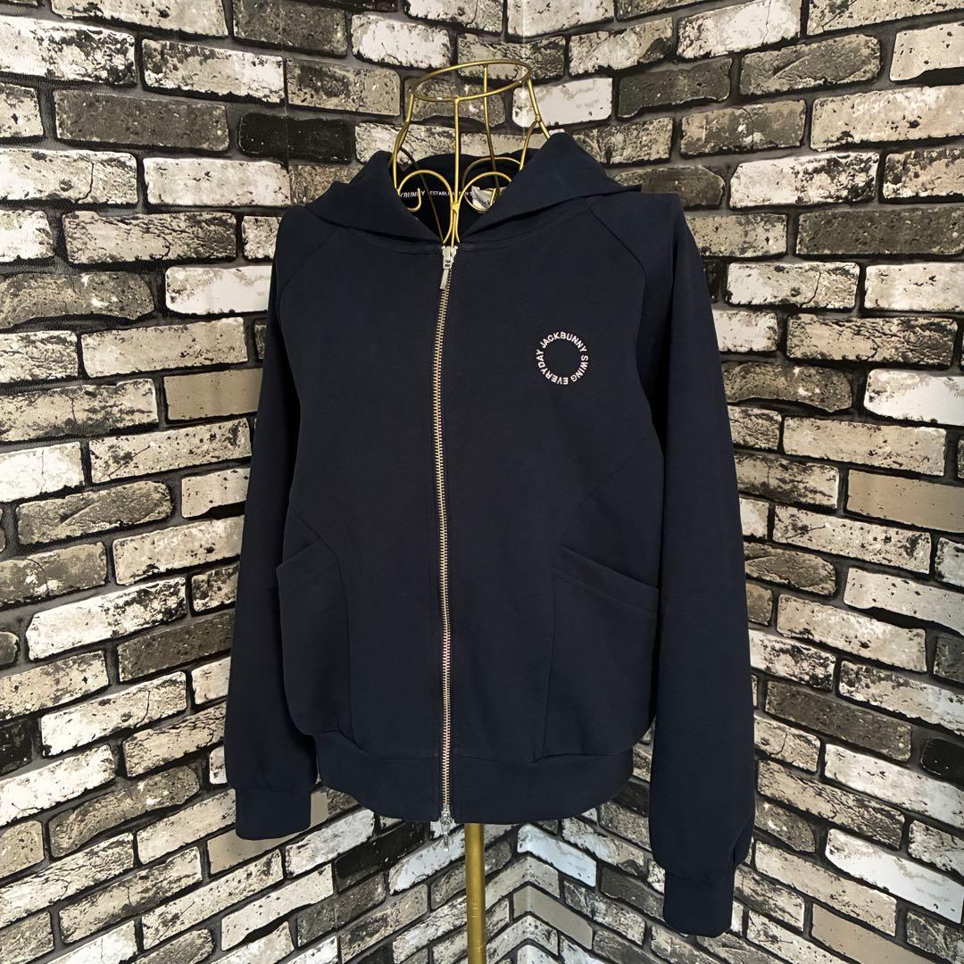 Jack Bunny ジャックバニー ジップアップ うさ耳 パーカー ネイビー