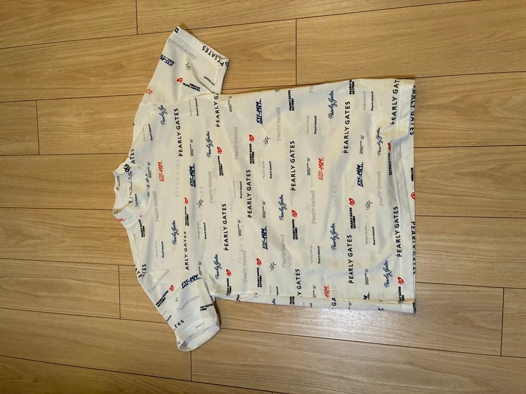 PEARLY GATES ロゴプリントシャツ
