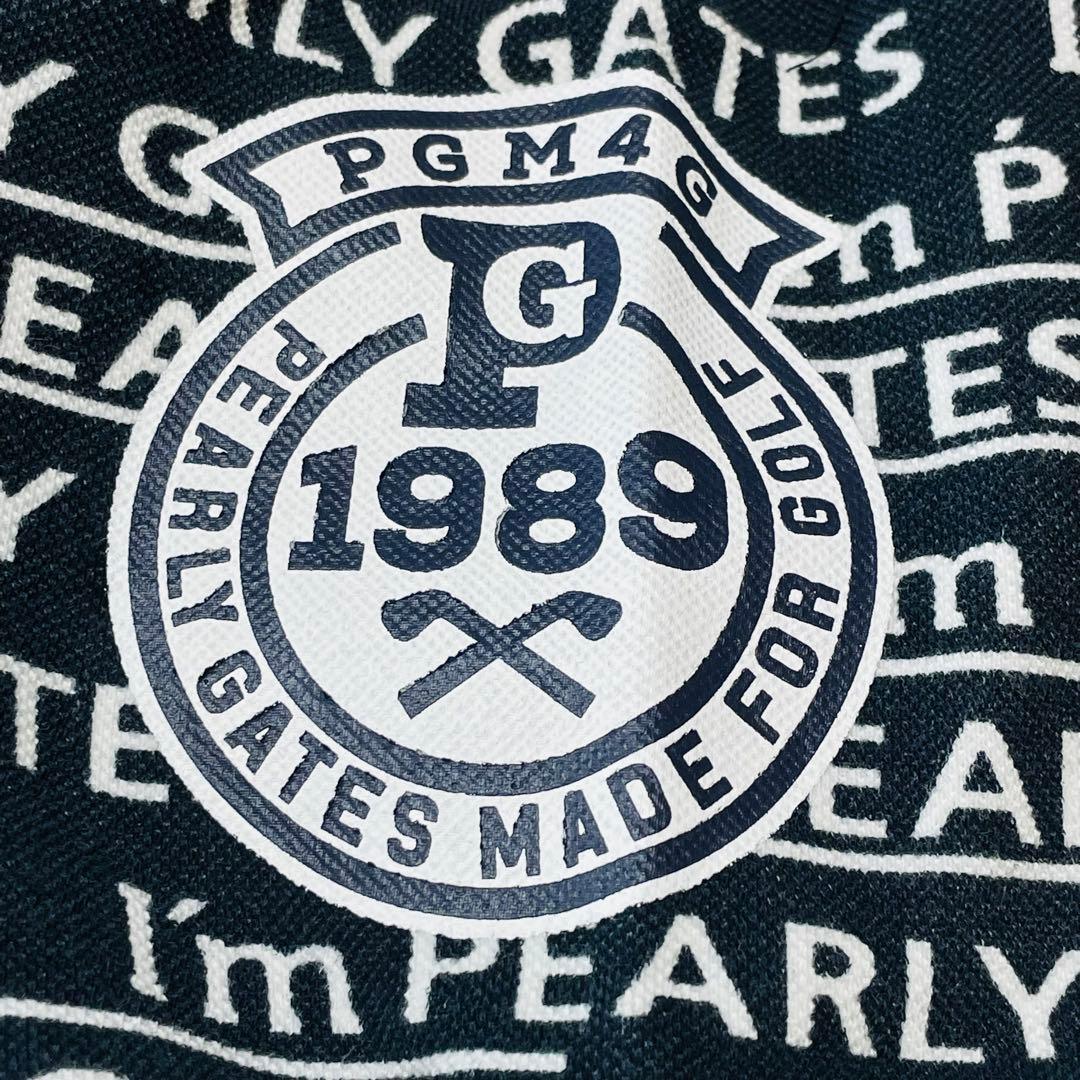 パリーゲイツ PEARLY GATES ポロワンピース 刺繍 ワッペン 紺