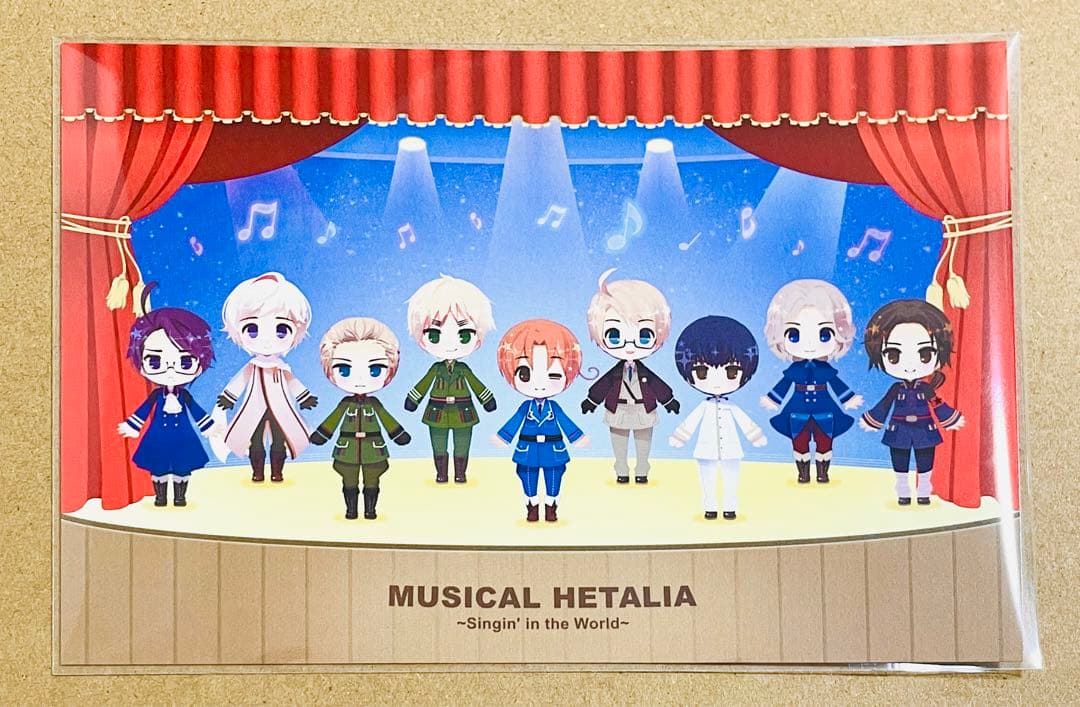 ヘタリア ヘタミュ アニメイト特典 ポストカード イギリス 中国 アメリカ