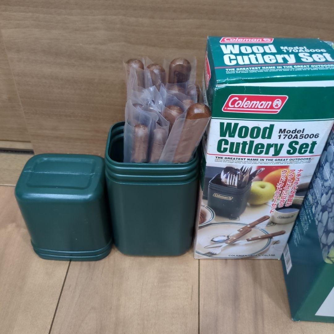 Coleman アウトドア スタッキング クッカー M　カトラリーセット未使用品