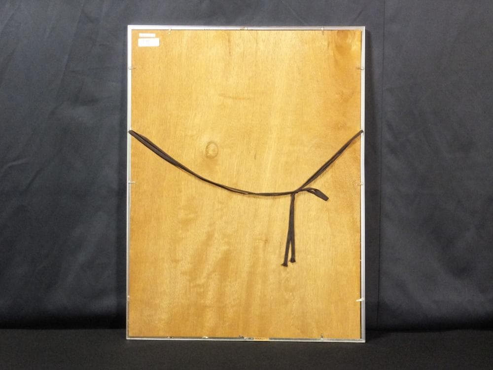 寺島龍一　直筆サイン『女性』ペーパーにパステル画 10号 0313B