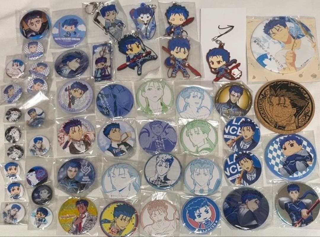 Fate fgo ランサー　クーフーリン　DINING 缶バッジ