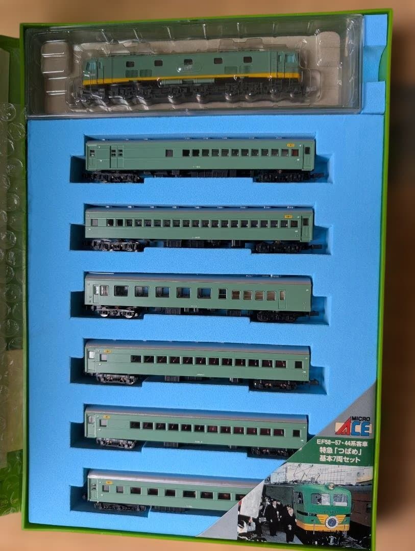 マイクロエースEF58-57・44系客車特急「つばめ」　基本7両+増結6両セット
