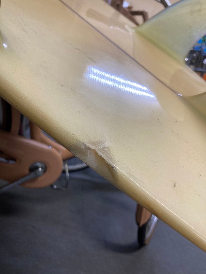 手渡し限定　Y.U.サーフボード　植田義則サーフボード　ビッグウェーブ　ガン