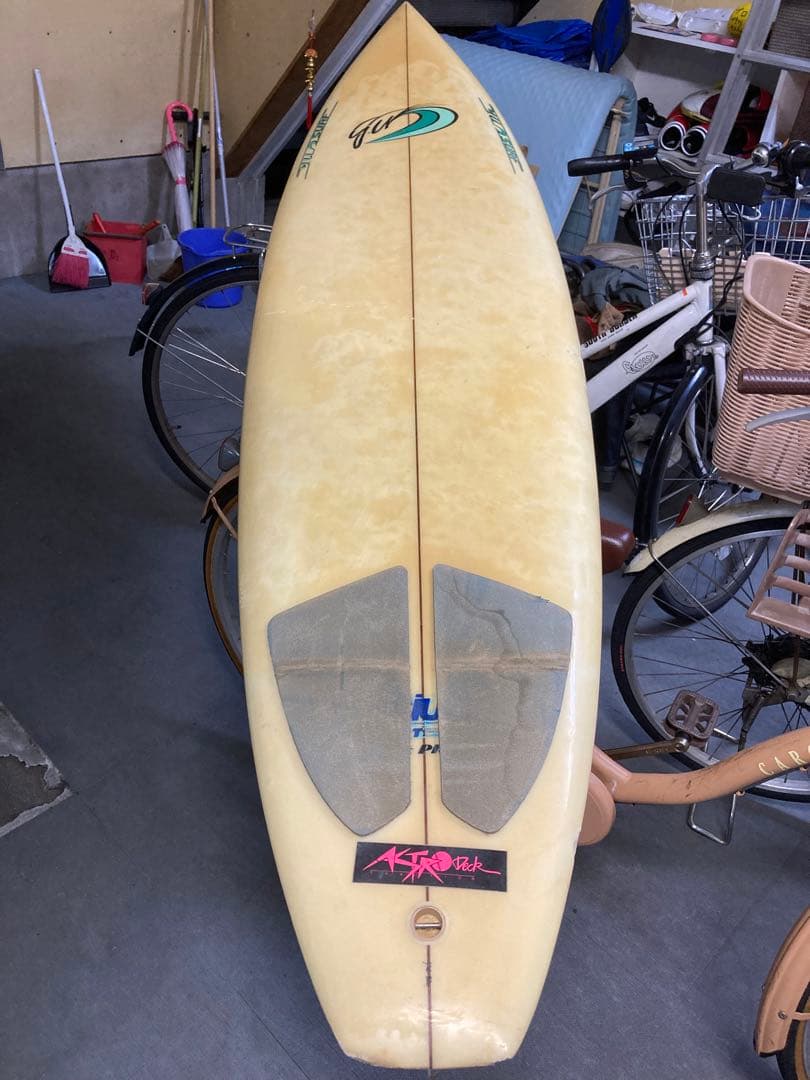 手渡し限定　Y.U.サーフボード　植田義則サーフボード　ビッグウェーブ　ガン