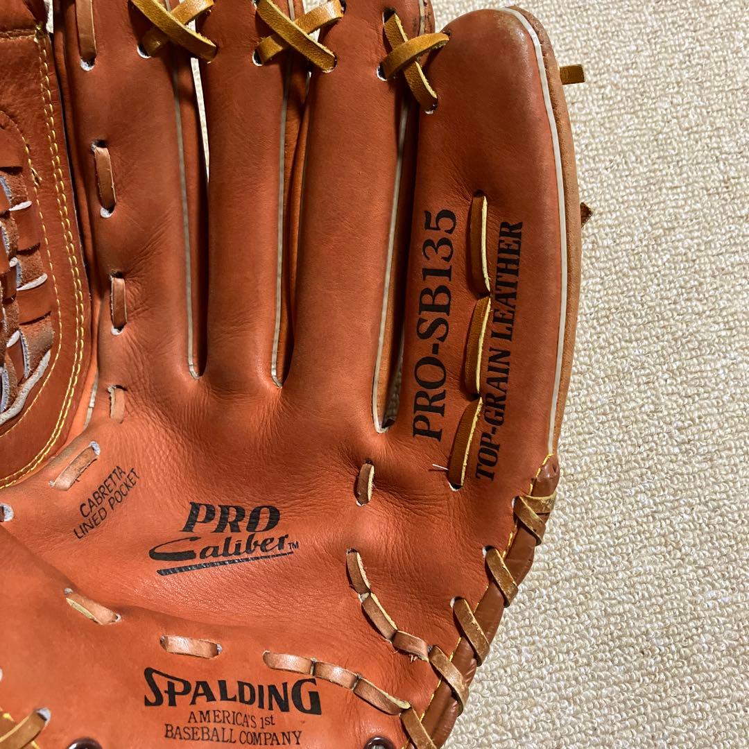 RaulingsローリングスPRO-SB135 ブラウンレザーグローブ 外野用