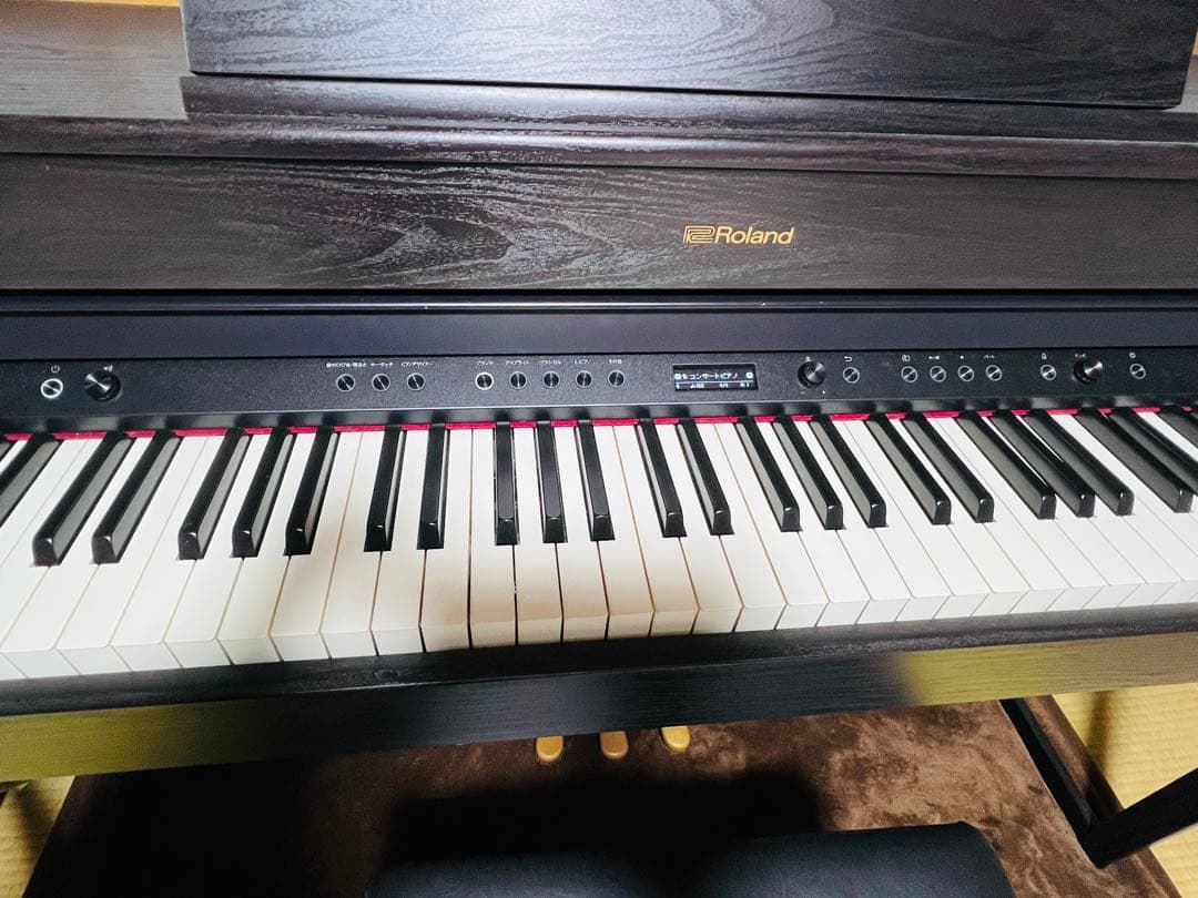 Roland 電子ピアノ ダークウッド 椅子付き