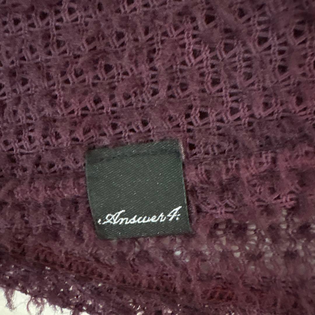 【美品】Answer4 アルファダイレクト ロングスリーブ