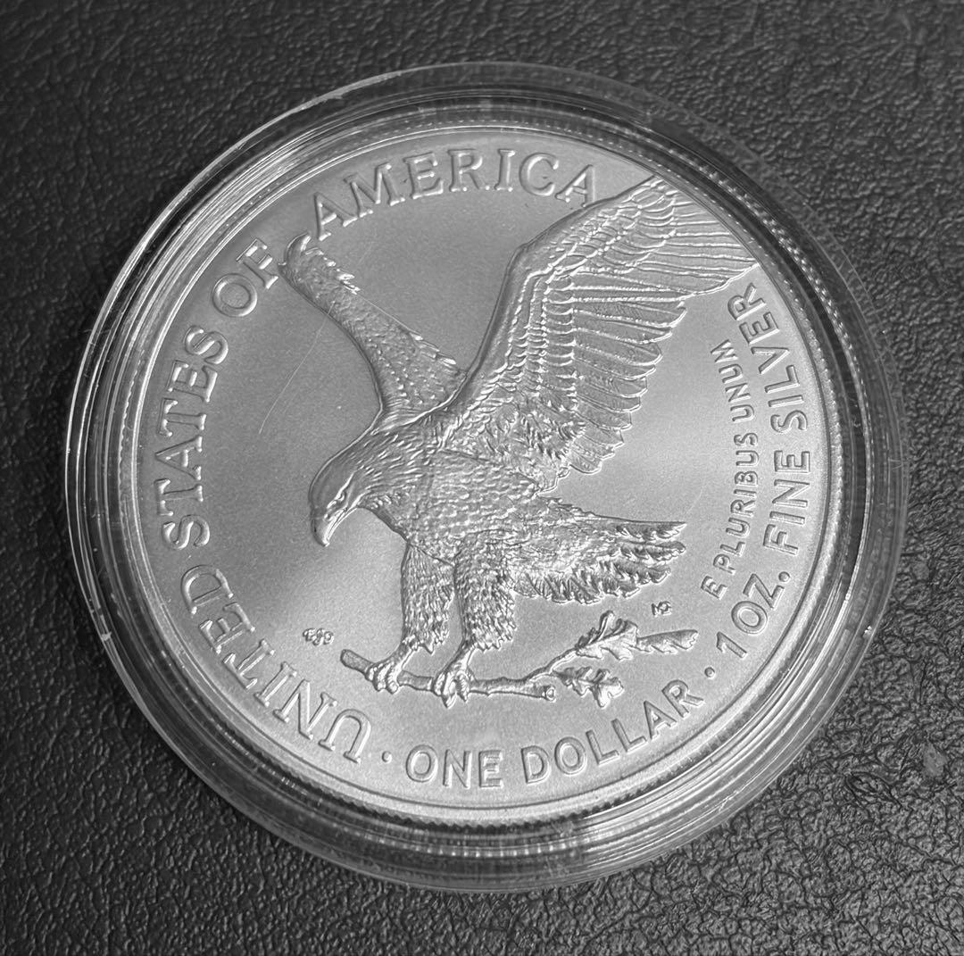 2025年 アメリカ純銀 自由の女神　イーグル　保証書付き