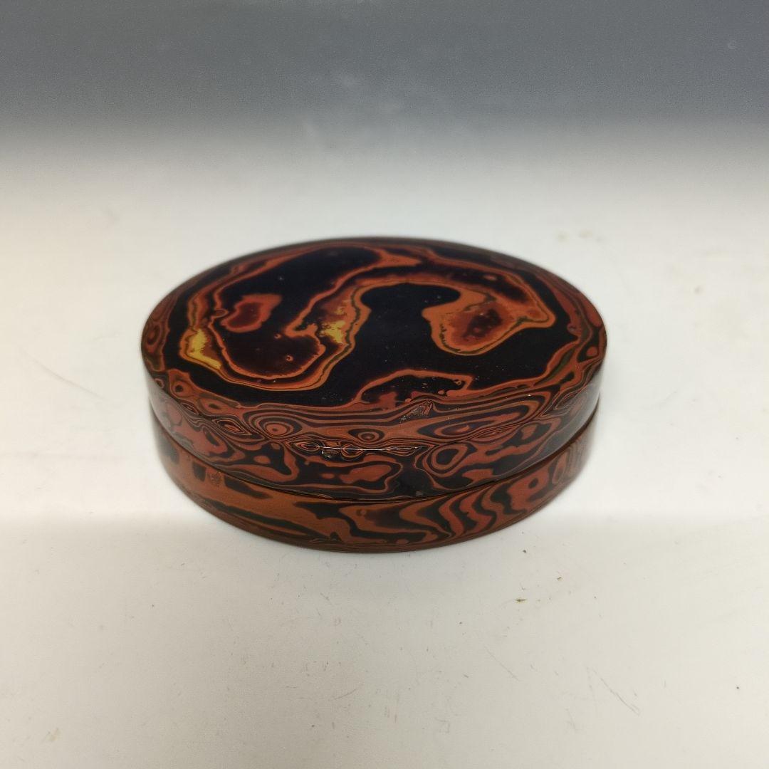 時代堆朱香合 茶道具 香道具 江戸時代