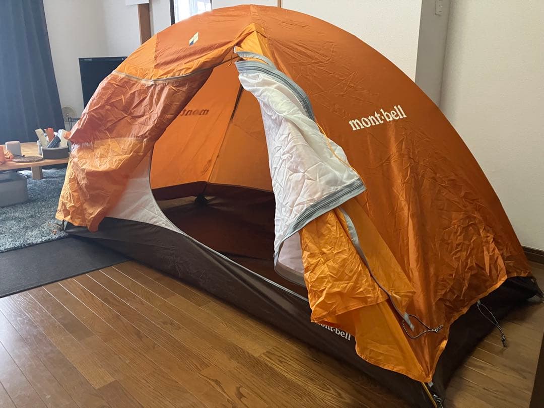 mont-bell クロノスドーム1テント オレンジ
