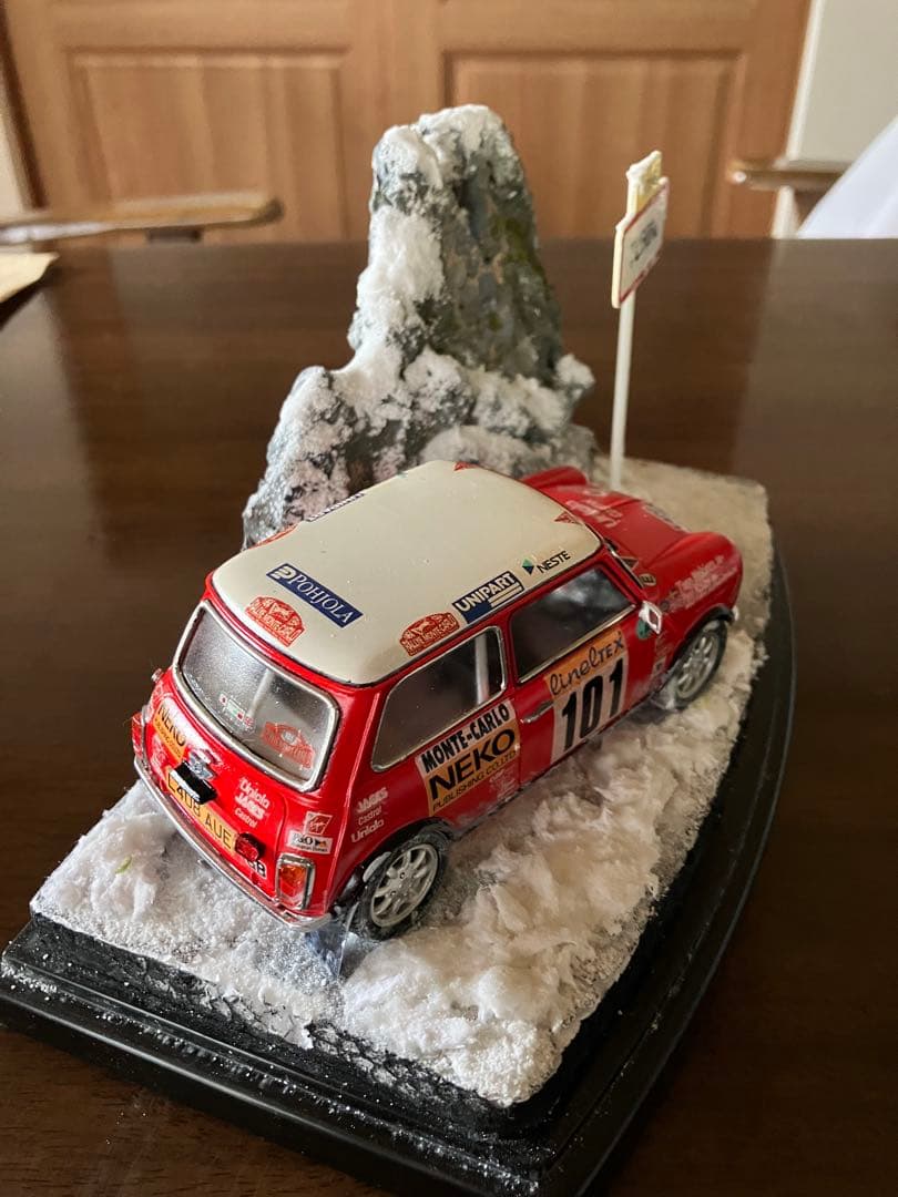 MiniCooper1/24フジミ1.3iモンテカルロ1994 ジオラマケース付