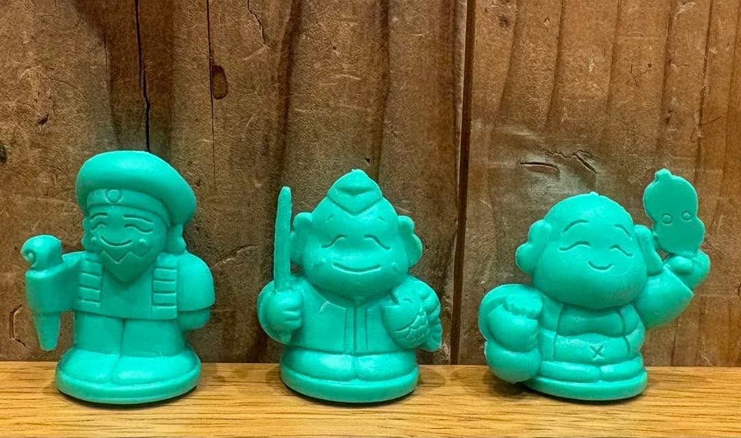 当時物 奇々怪界 怒涛編 七福神ごりやくスタンプ のみ 消しゴム ソフビ 人形
