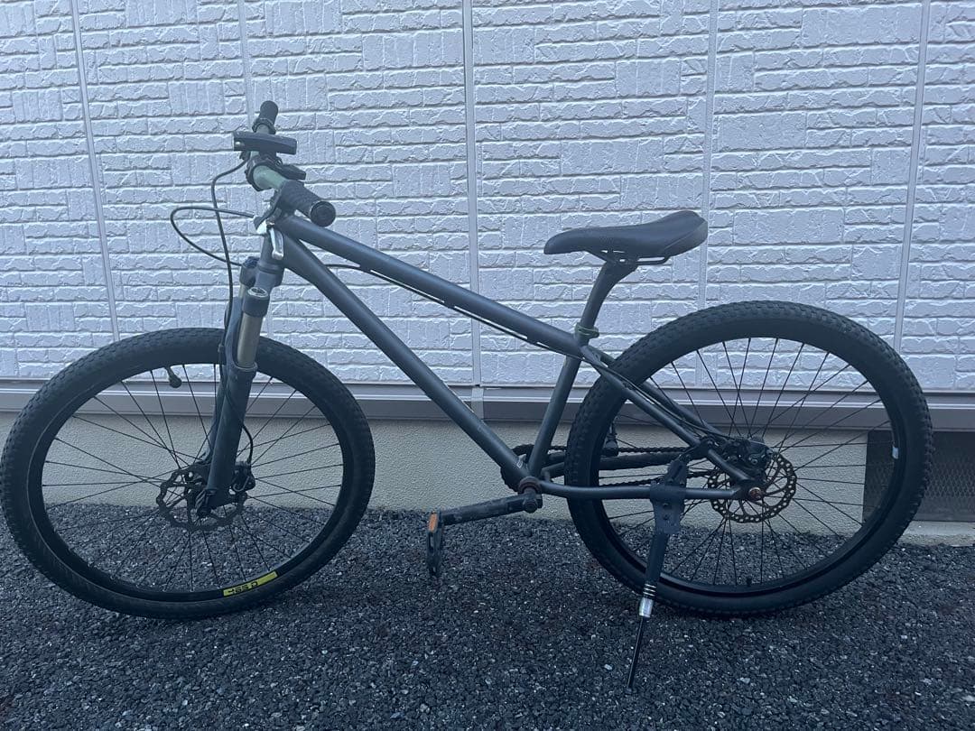 『直接お渡しできる方』グレー アルミ製 マウンテンバイク 26インチ