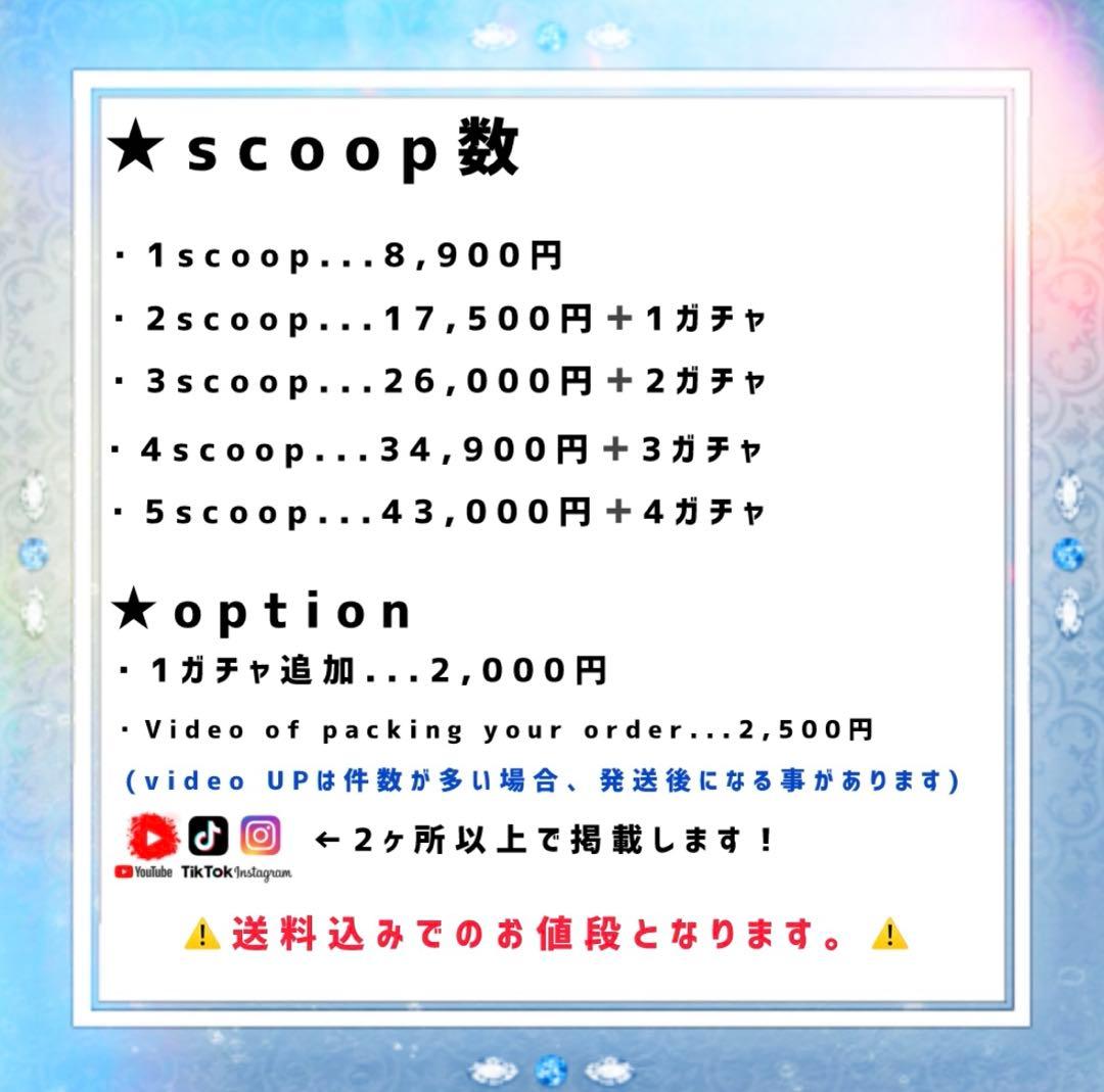 ❤︎ 2 Scoop ＋1 ガチャorder❤︎ サンリオキャラクター　ギフトセット
