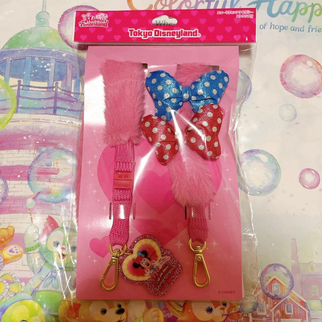 ③スマートフォンアクセサリー　ディズニーパルパルーザ ミニー　スマホアクセ