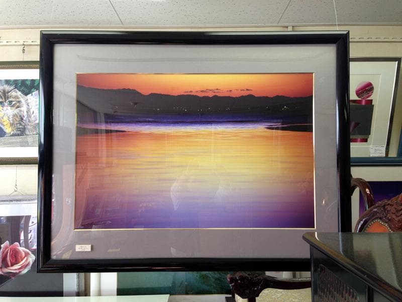 期間限定特価！　限定品 個展作　房総　特大芸術写真 　館山　高級額