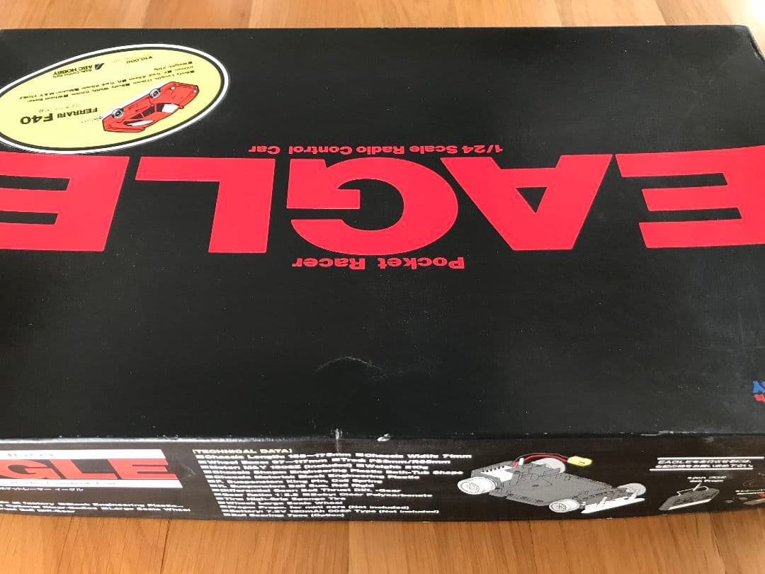 ABCホビー 1/24 電動RC ポケットレーサー イーグル フェラーリF40