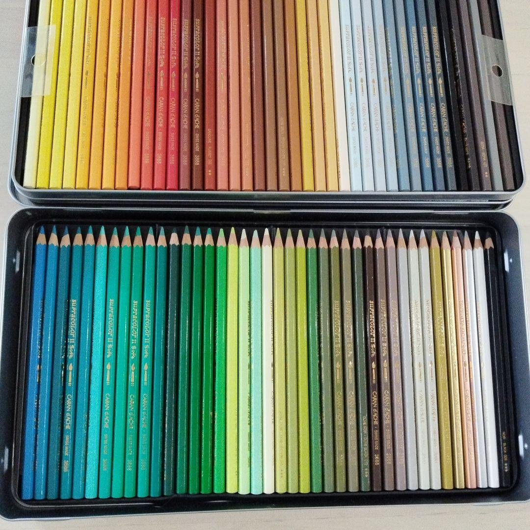 く*り様 カランダッシュ スプラカラーソフト 120色セット（水彩色鉛筆）