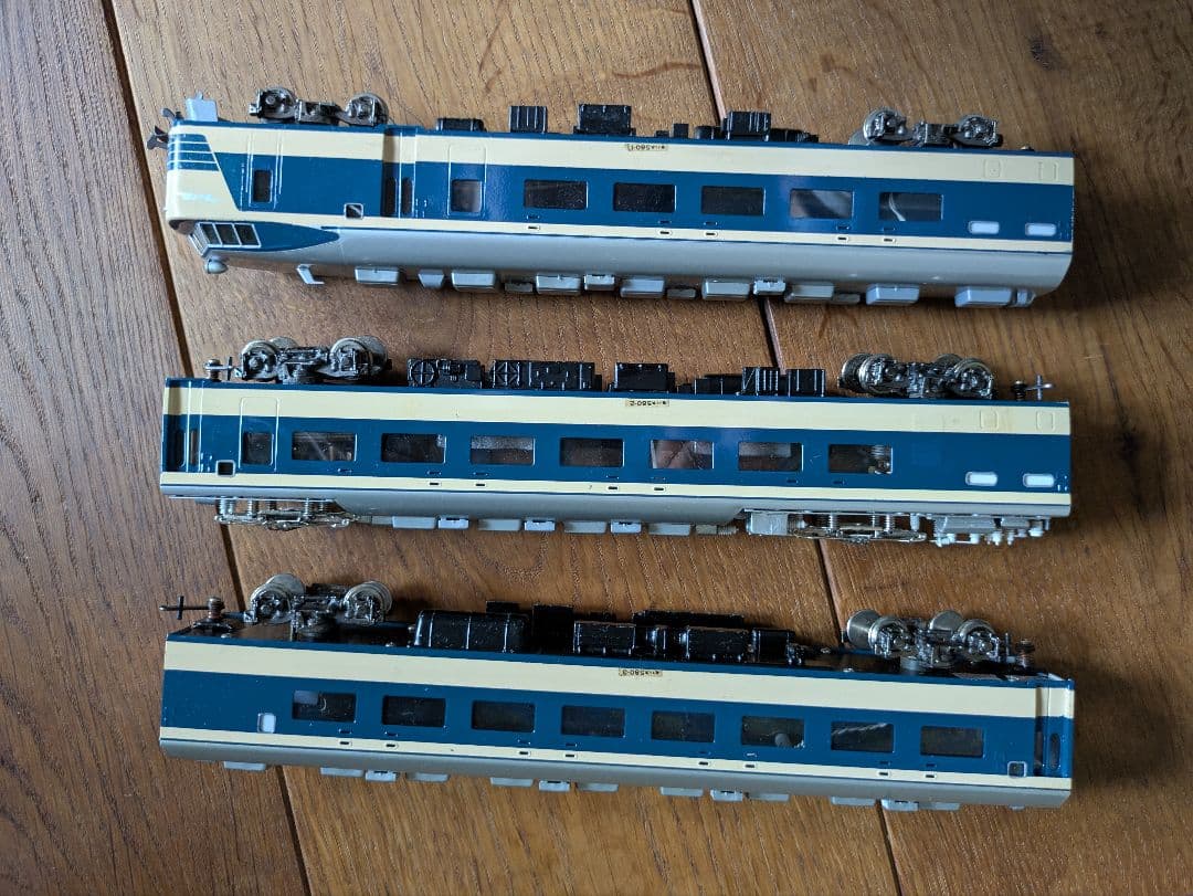 KATSUMI製HOゲージ鉄道模型 3両編成セット