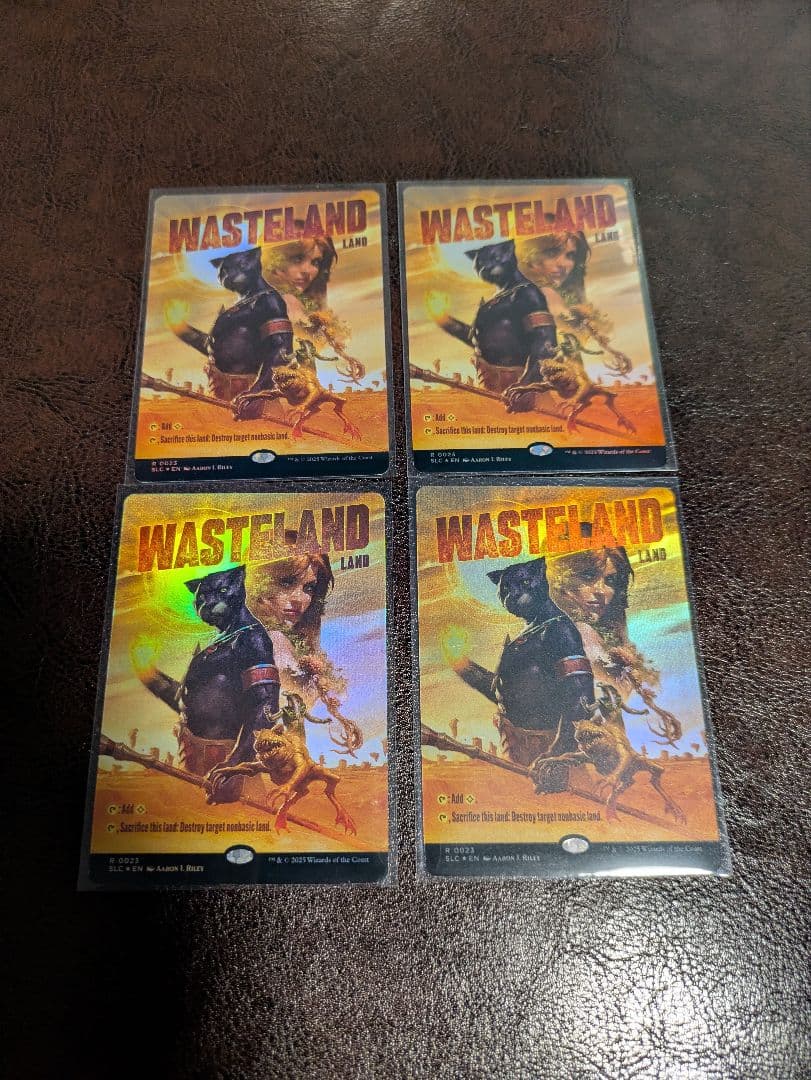 不毛の大地Foil 英語版ボーダーレス 4枚セット SLD