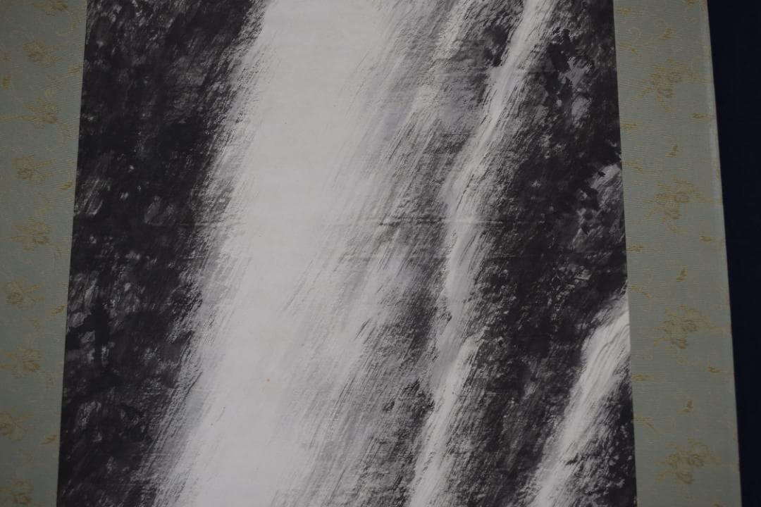 【真作】赤松雲嶺/滝之図/山水図/掛軸☆宝船☆Y-911　JM