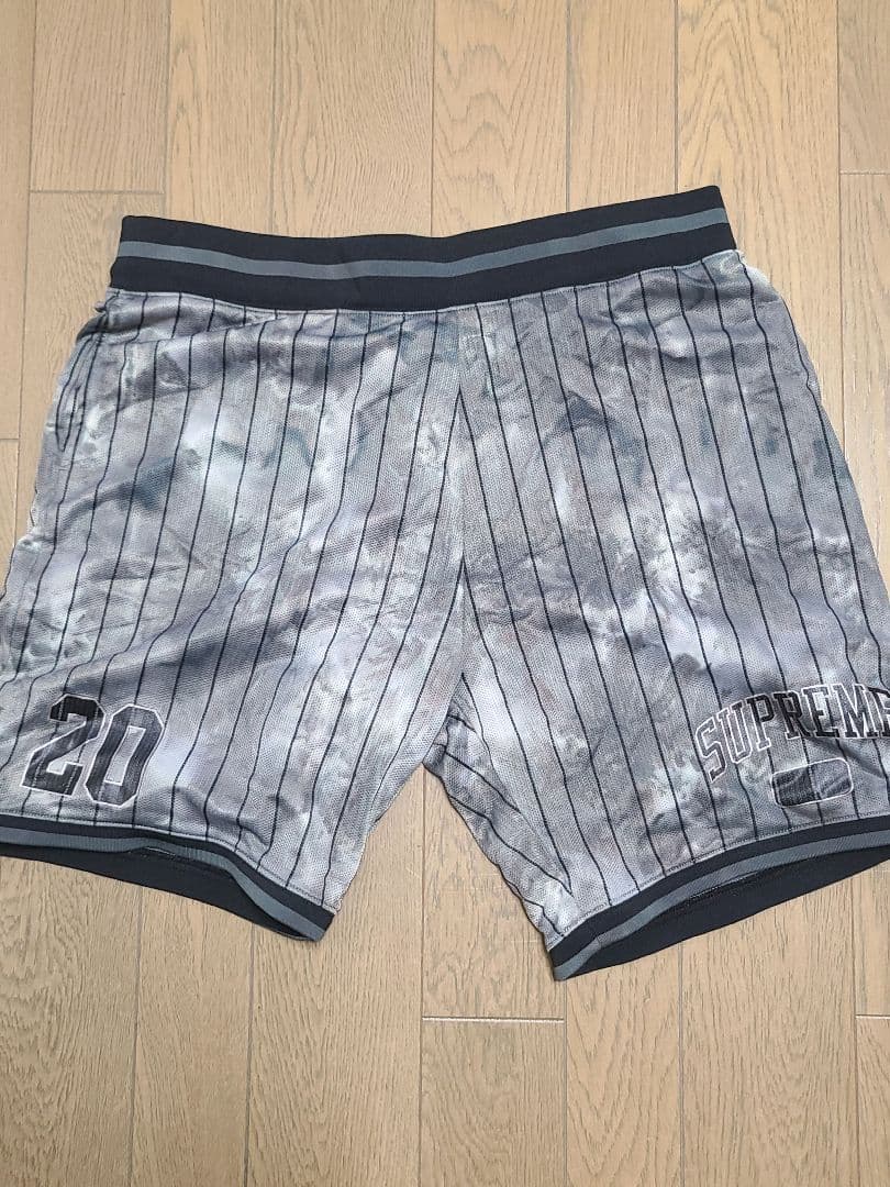 SUPREME ストライプ バスケットボールパンツ 20