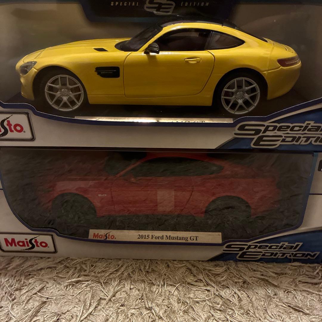 Maisto AMG GT & 2015 Ford Mustang GT セット