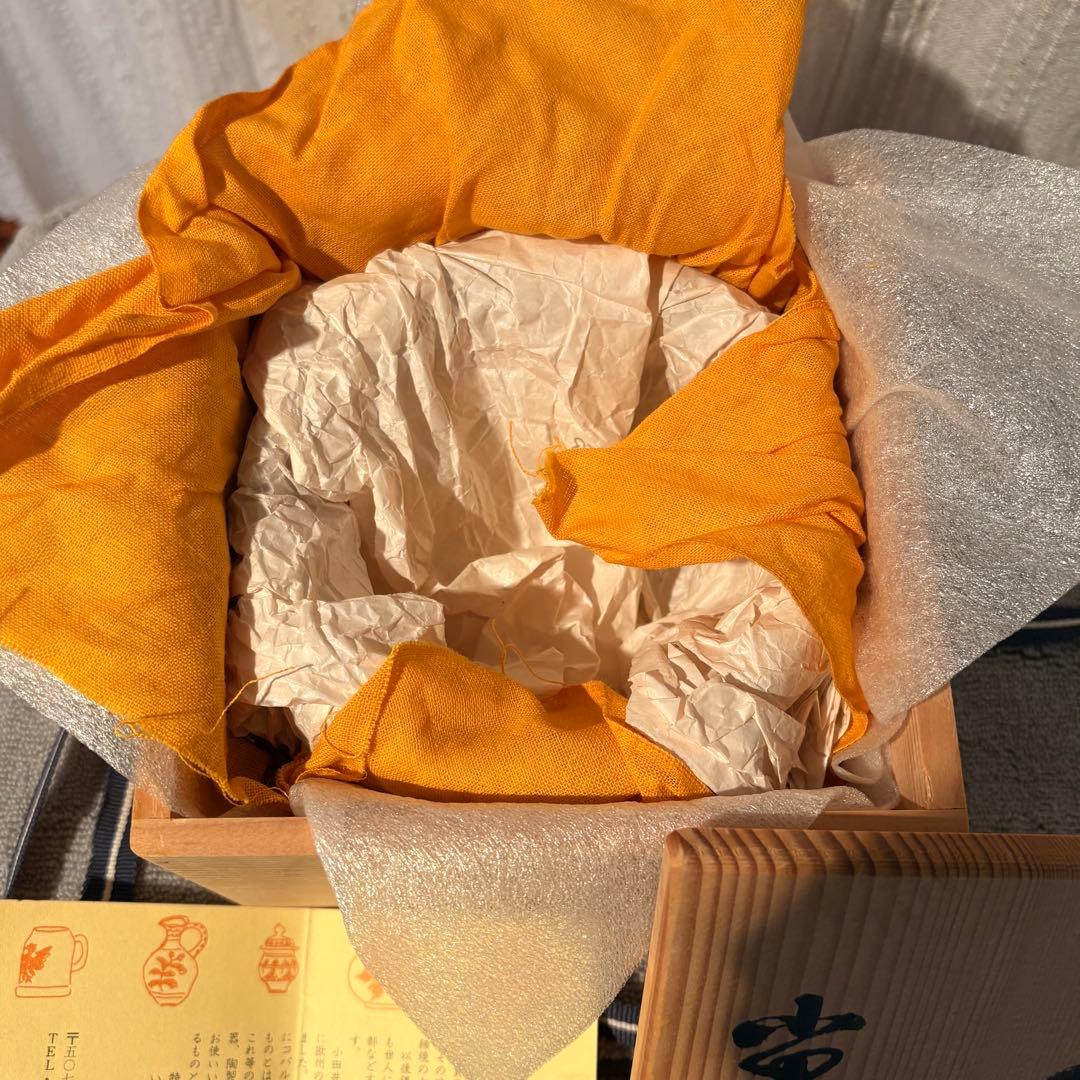 茶道具　志野茶碗　美濃焼　小田井窯　未使用　陶器