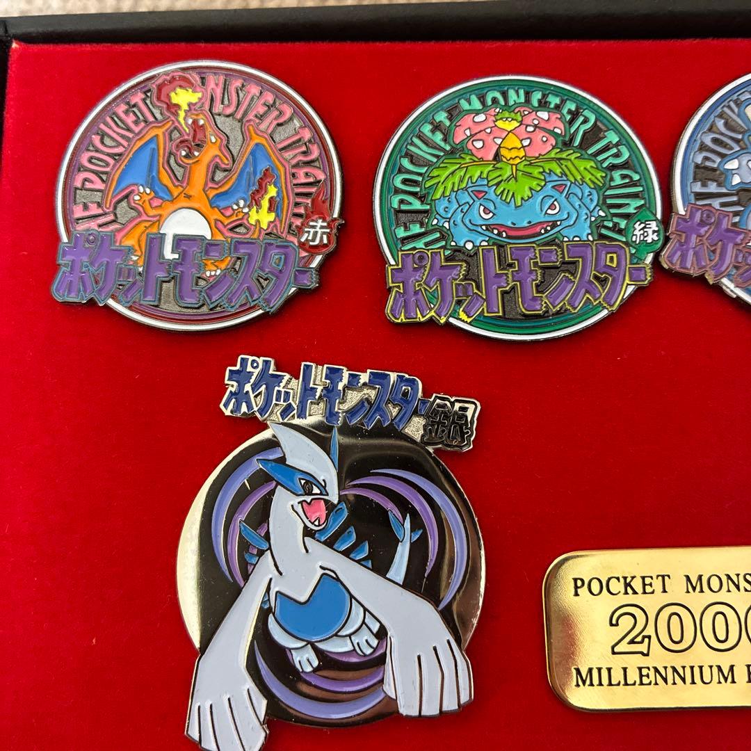 ポケモンピンズセット　ミレニアムバッチ　2000年製