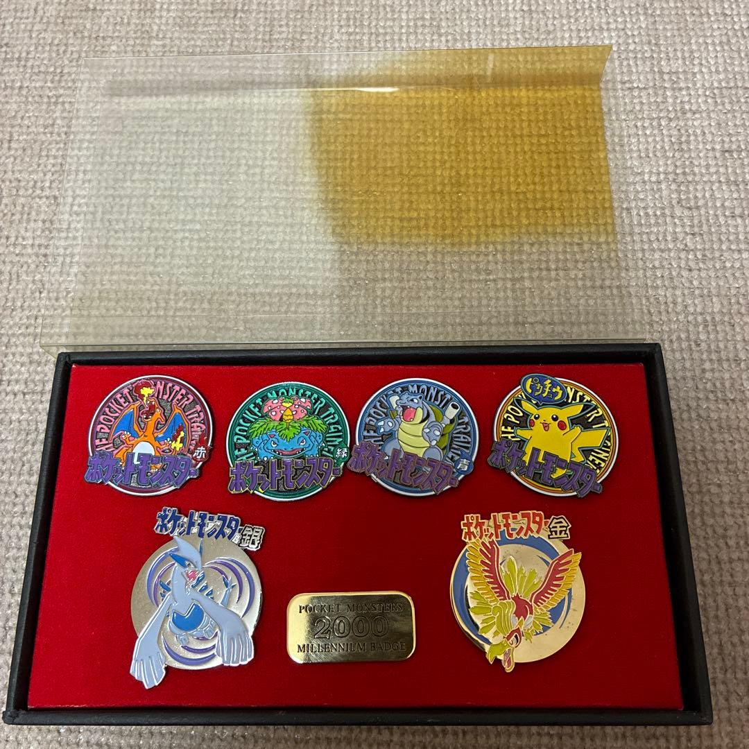 ポケモンピンズセット　ミレニアムバッチ　2000年製