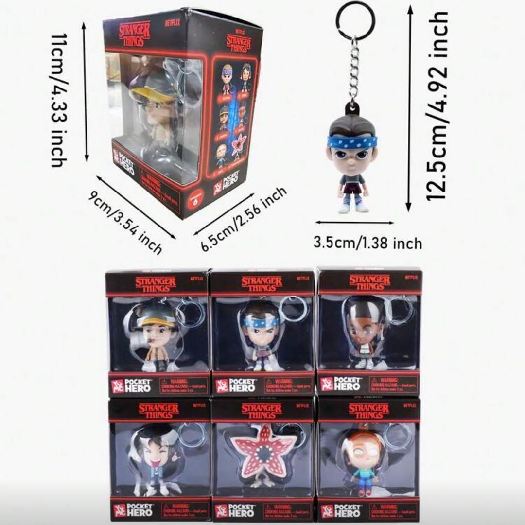 ストレンジャーシングス STRANGER THINGS キーホルダー 6点セット