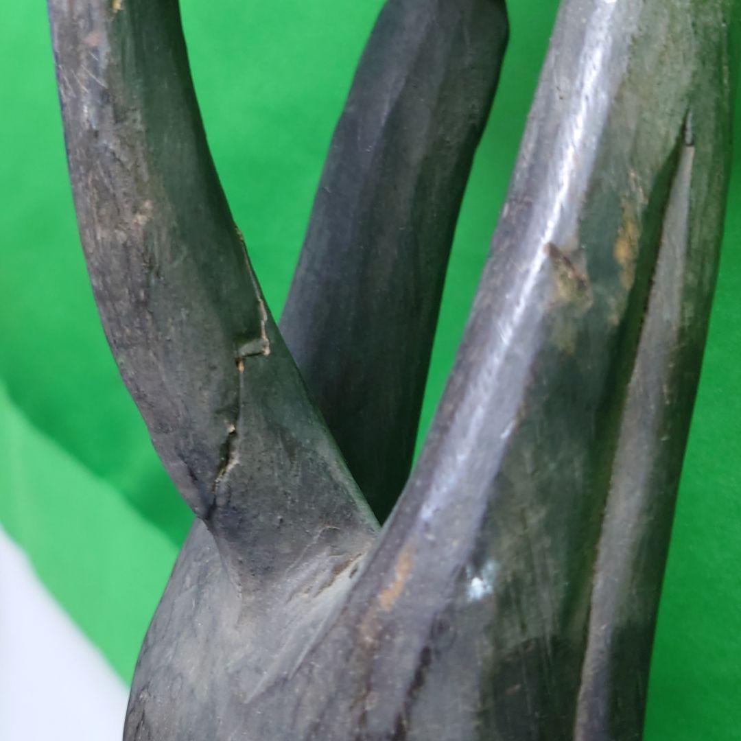 アフリカ　アート　木彫り　森の精霊　アンティーク