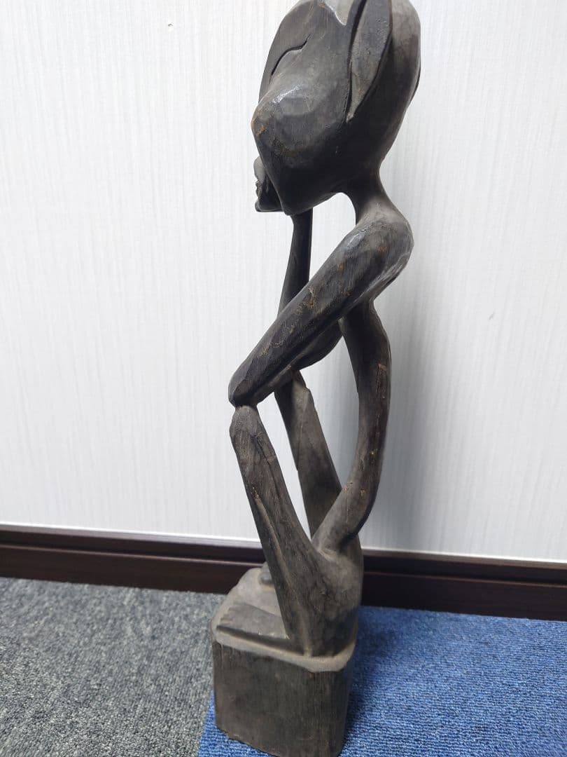 アフリカ　アート　木彫り　森の精霊　アンティーク