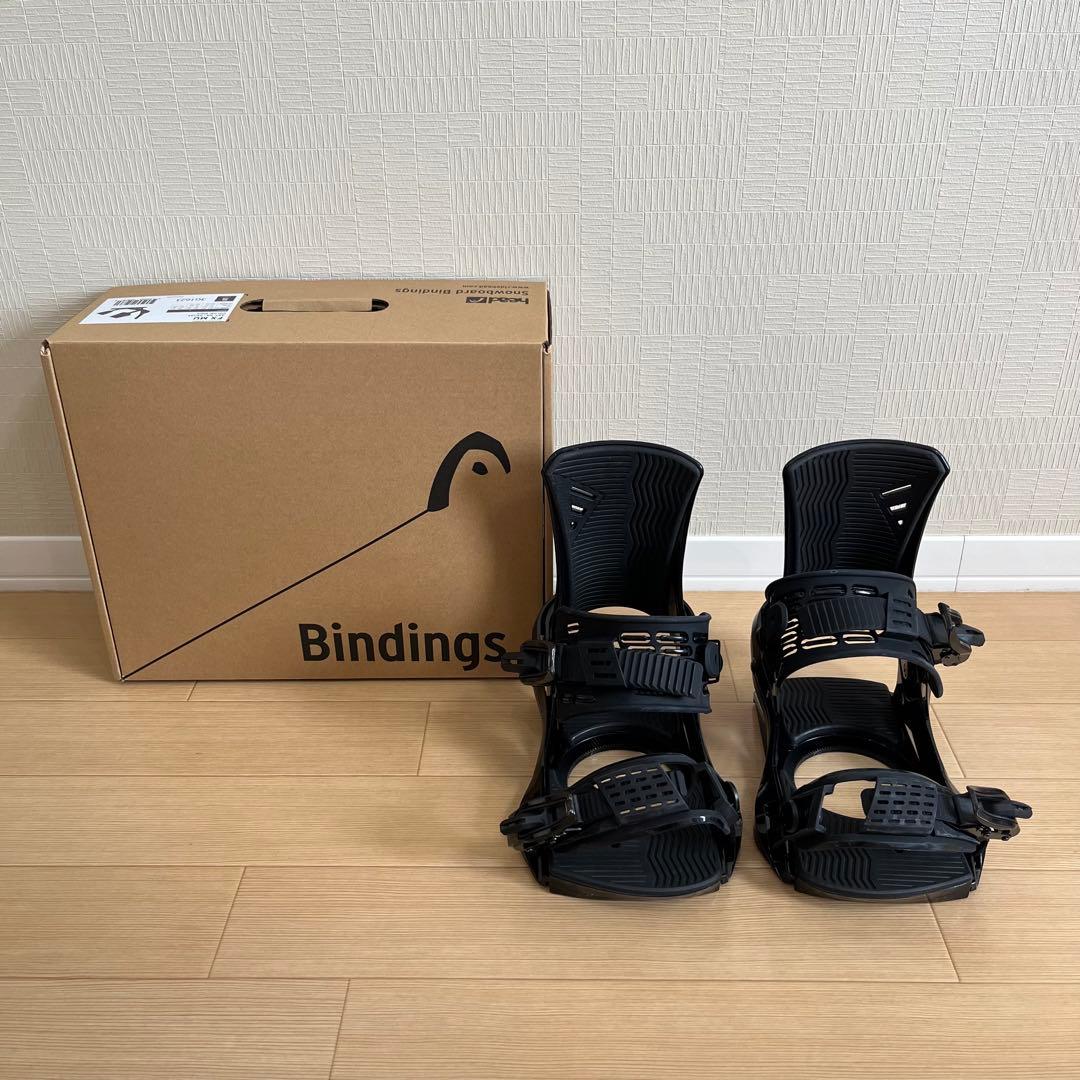 も*ん様 head スノーボードビンディング 黒 箱付き