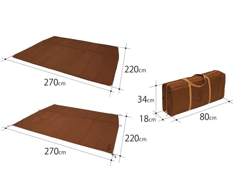 【DOD】カママットM(カマボコテント3M マット用)