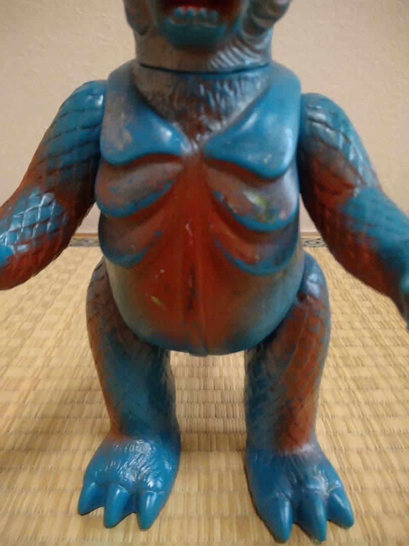 マルサン　ソフビ　ゴメス　当時物　ウルトラQ　ブルマァク