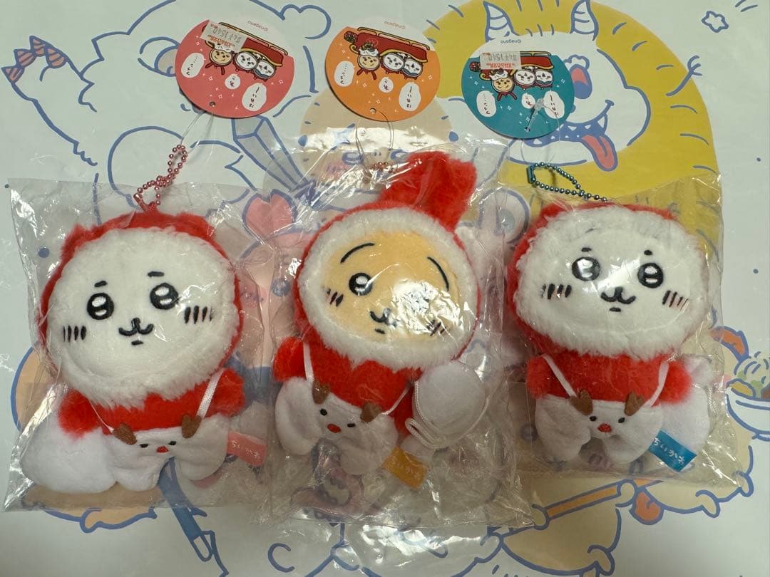 ちいかわ クリスマスだよ！ぷちミニマスコット3点セット