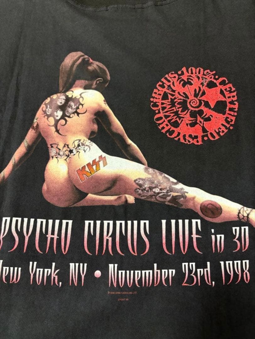 レア！KISS ツアーTシャツ L