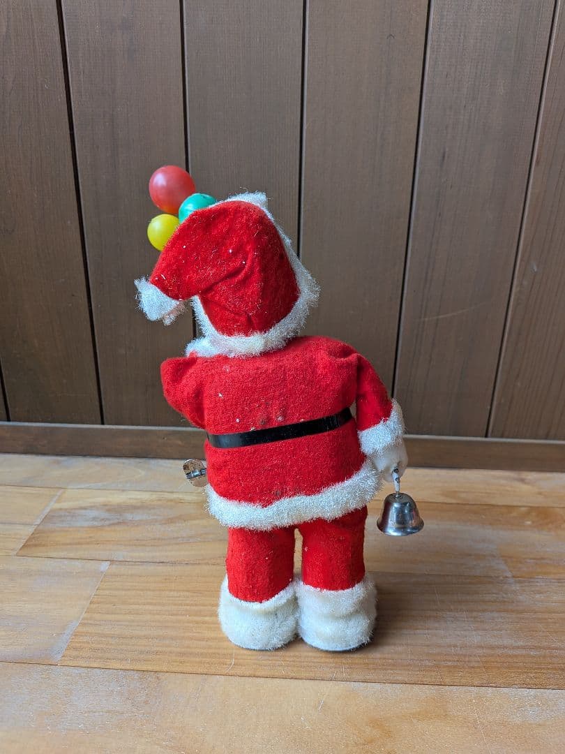 箱付　アルプス商事 メカニカル バルーンサンタ 昭和レトロ ブリキ玩具