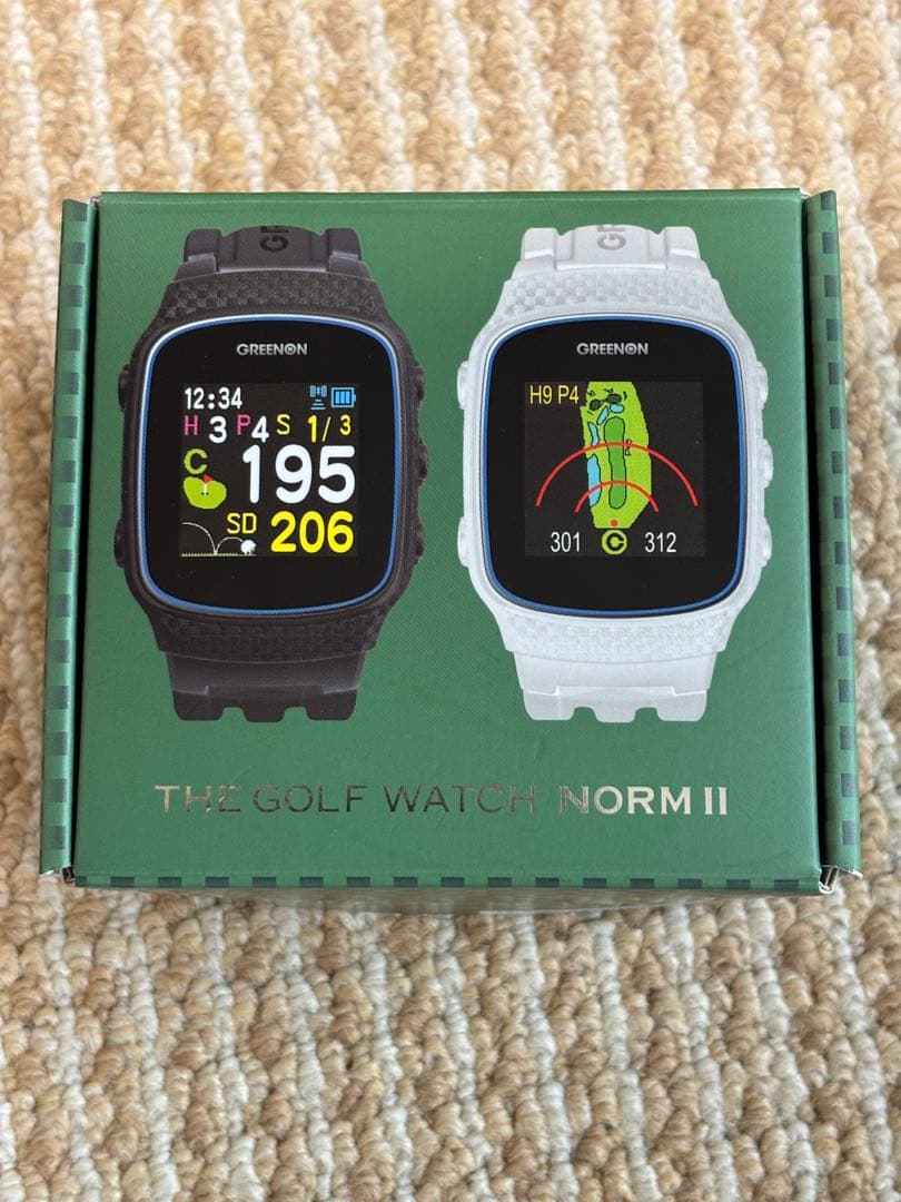 GOLF WATCH NORM II GPS機能付き