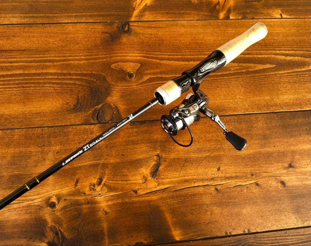 渓流釣りセット　トラウトロッド　パックロッド　604UL 523UL 長さ調節